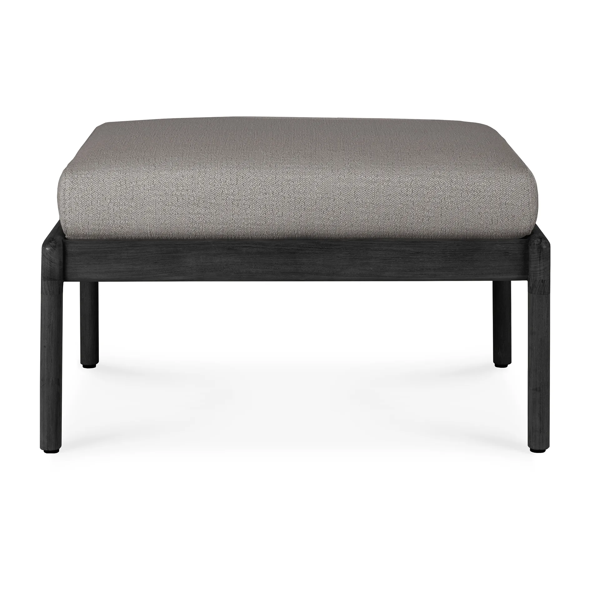 Jack outdoor puff svartbeiset teak, Mocha Ethnicraft