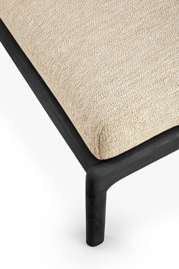 Jack outdoor puff svartbeiset teak - Natural - Ethnicraft
