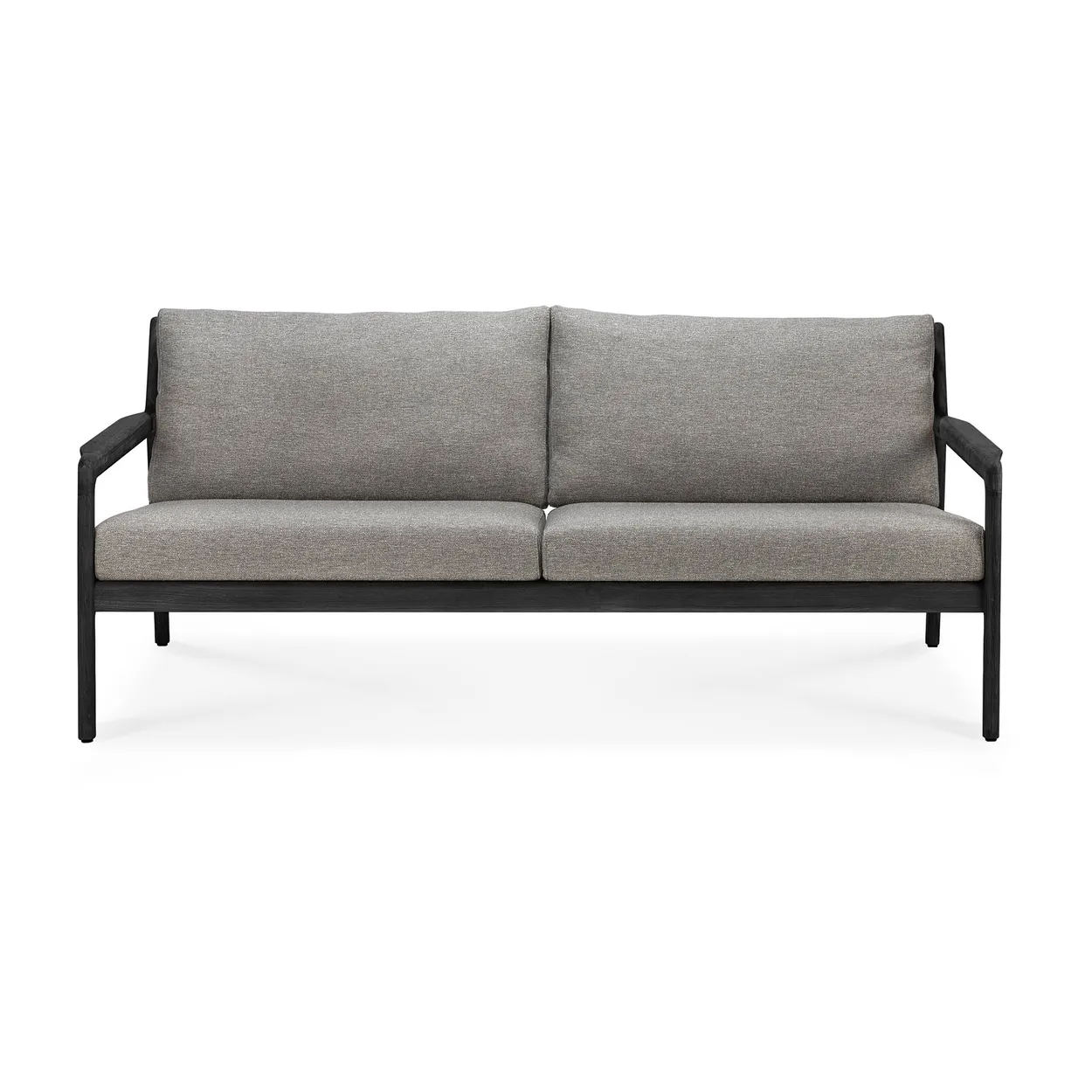 Ethnicraft Jack outdoor sofa 2-seter svartbeiset teak Mocha