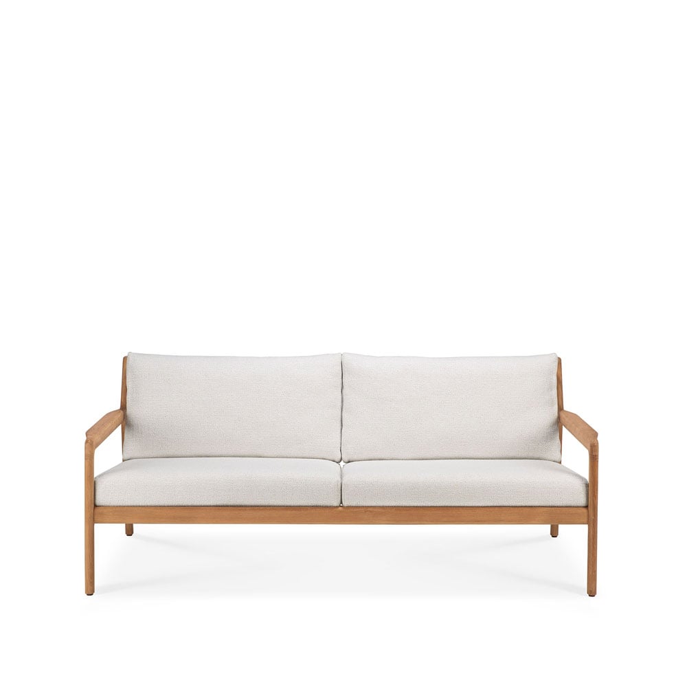 Ethnicraft Jack outdoor sofa 2-seter teak Off-white, teakstativ