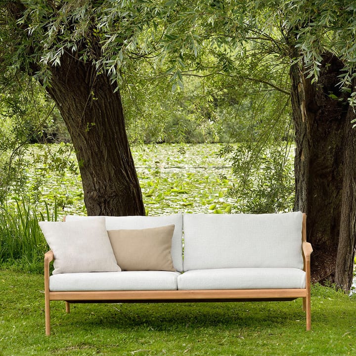 Jack outdoor sofa 2-seter teak - Off-white, teakstativ - Ethnicraft