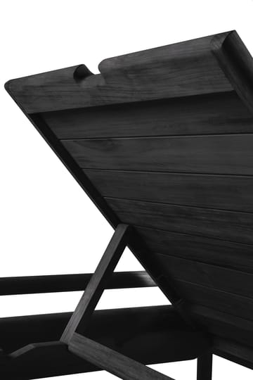 Jack outdoor solseng svartbeiset teak - Ekskl. pute - Ethnicraft