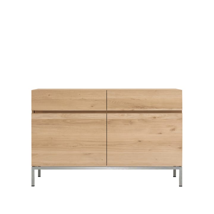Ligna sidebord - Voksoljet eik, stål 2 dører - Ethnicraft