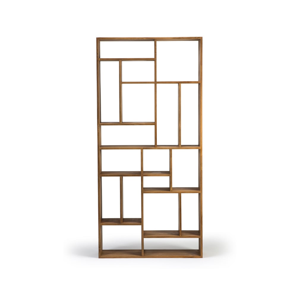 Ethnicraft M Rack bokhylle stor Teak | Skandinavisk Design | Hyller & Hyllesystem | Brun