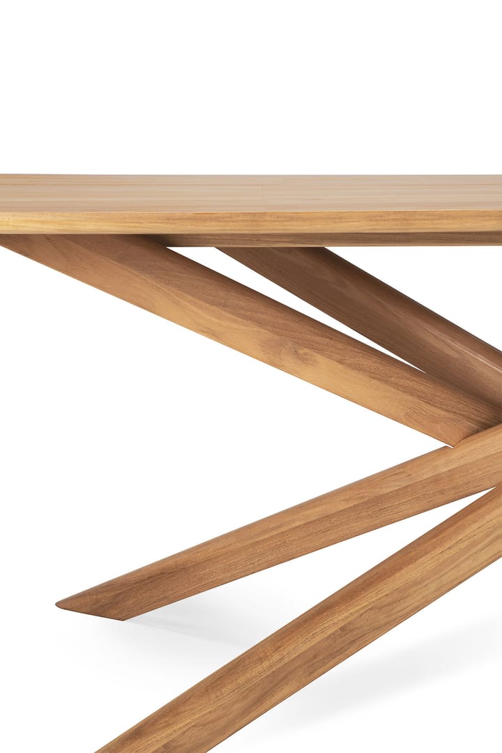 Mikado outdoor spisebord teak - 203 x 104 cm - Ethnicraft