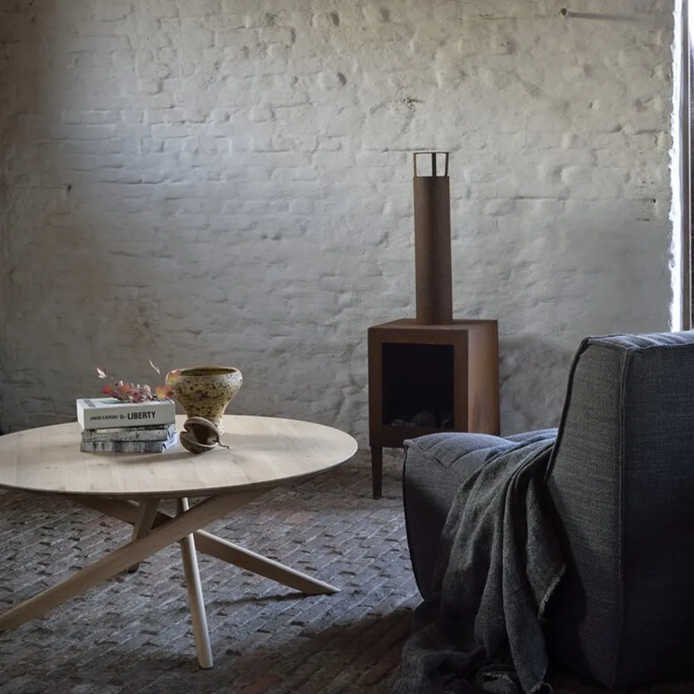 Mikado salongbord oval, Oak wax oil oval Ethnicraft