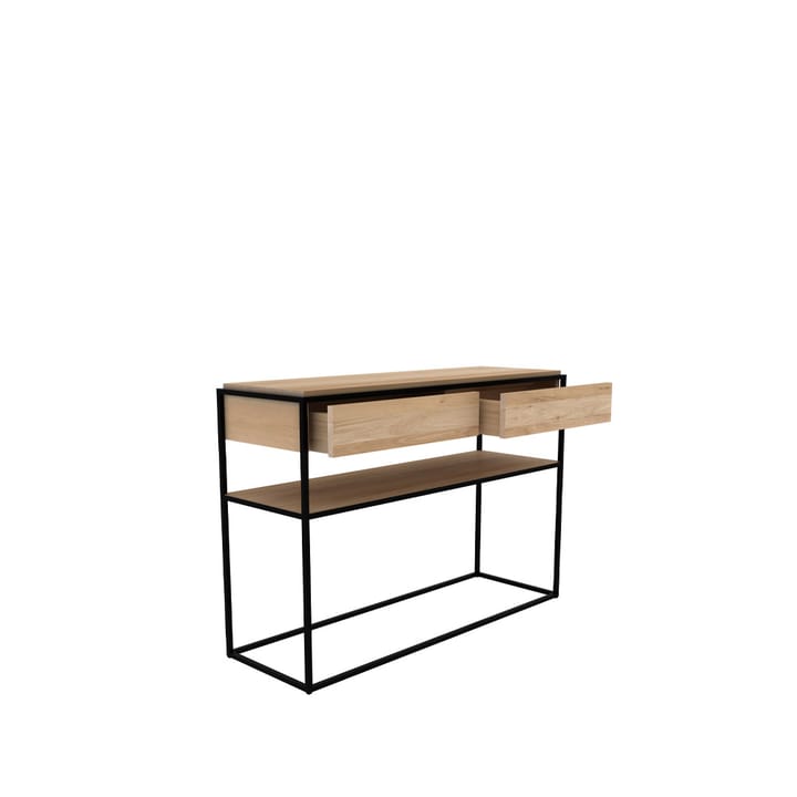 Monolit konsollbord 122 x 40 cm, Oak-Black Ethnicraft