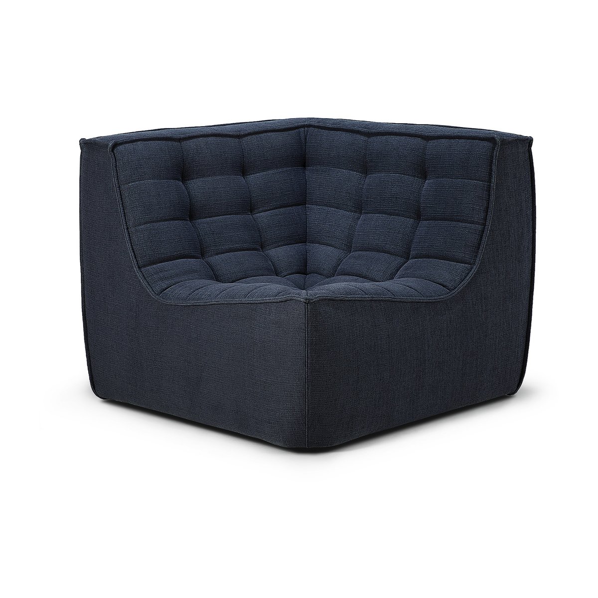 Ethnicraft N701 hjrnemodul rett Graphite (blågrå) | Skandinavisk Design | Sofaer | Blå