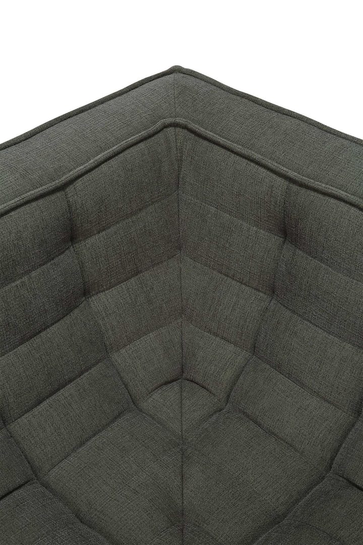 N701 hjørnemodul rett, Moss Eco fabric Ethnicraft