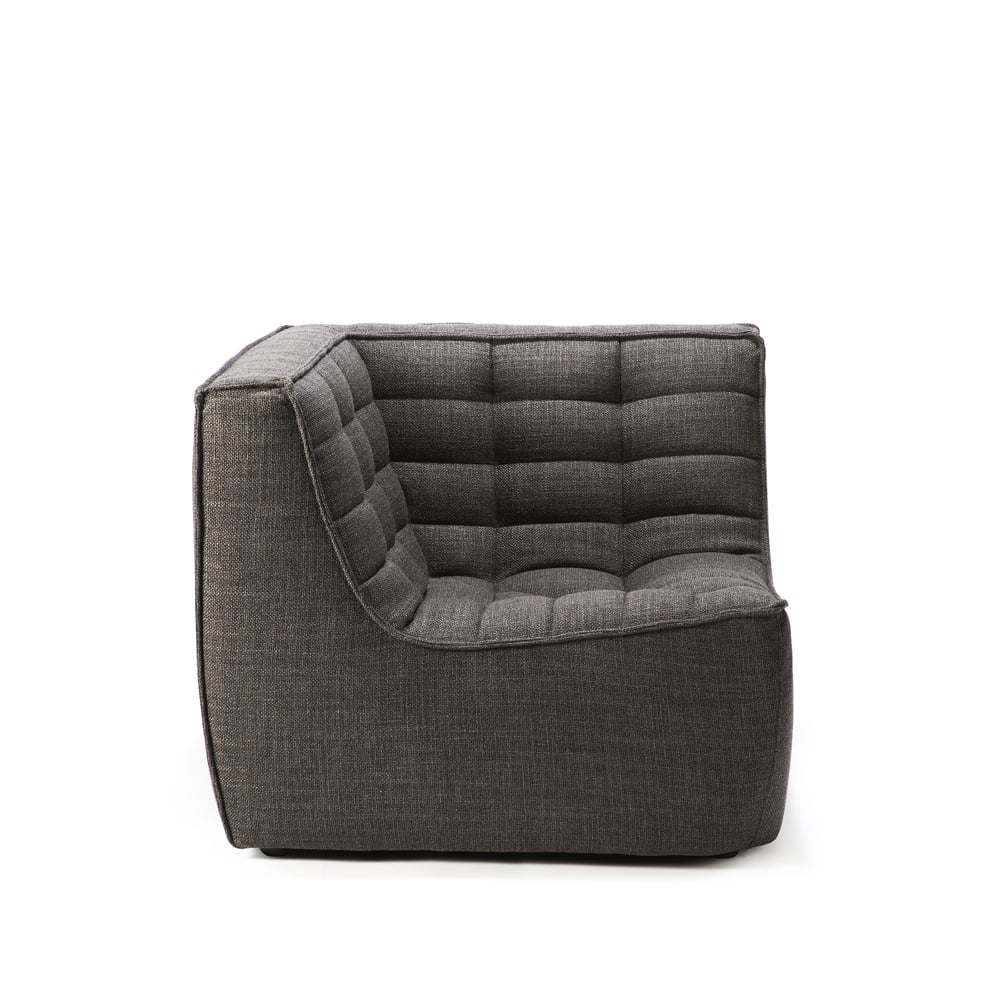 Bilde av Ethnicraft N701 hjørnemodul rett Stoff dark grey