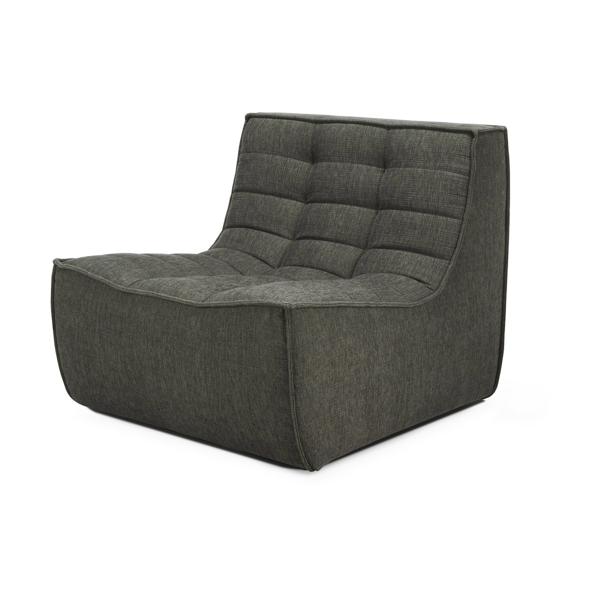 Ethnicraft N701 lenestol Moss Eco fabric | Skandinavisk Design | Lenestoler & Fotskamler | Grønn