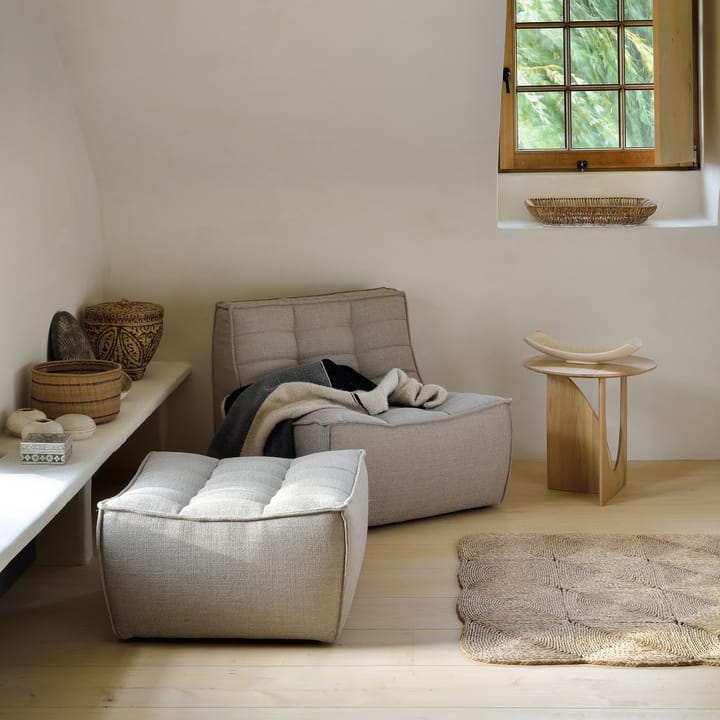 N701 lenestol, Stoff beige Ethnicraft