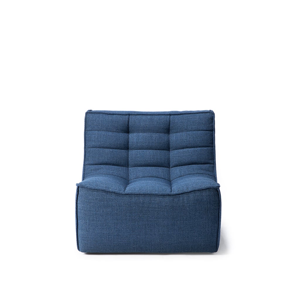Bilde av Ethnicraft N701 lenestol Stoff blue
