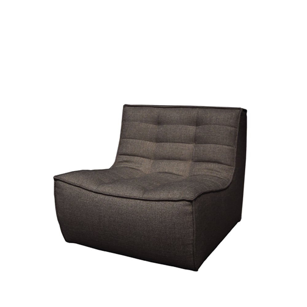 Ethnicraft N701 lenestol Stoff dark grey | Skandinavisk Design | Lenestoler & Fotskamler | Grå