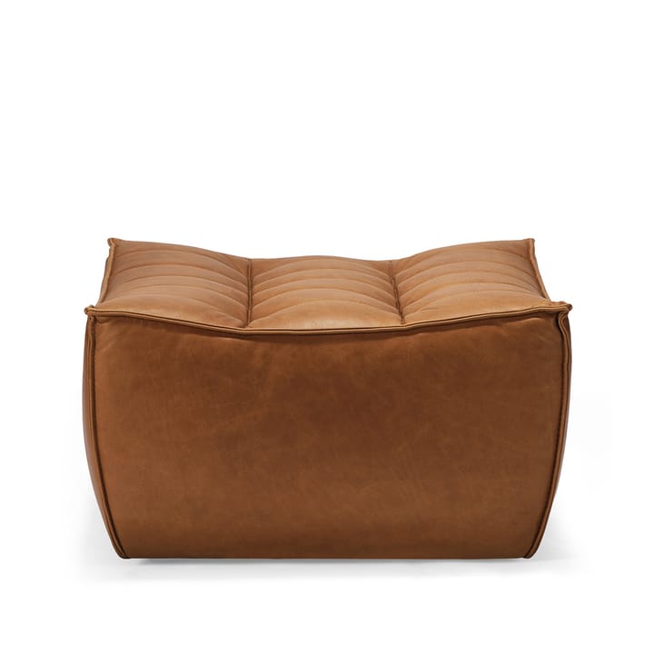N701 puff 70 x 70 cm - Aniline leather brown - Ethnicraft