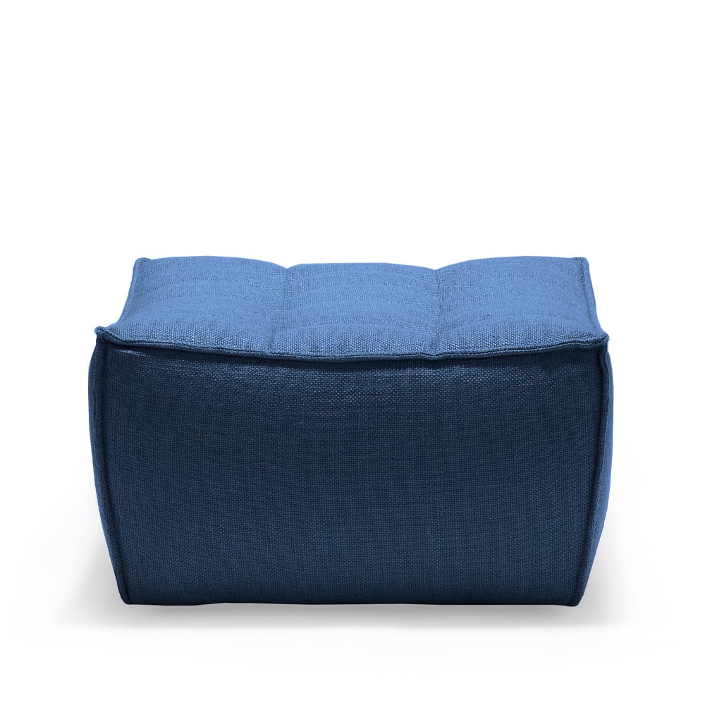 Bilde av Ethnicraft N701 puff 70 x 70 cm Blå