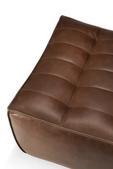 N701 puff 70 x 70 cm - Lær Chestnut - Ethnicraft