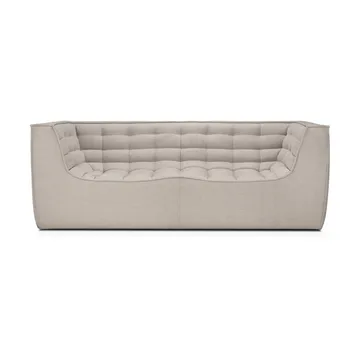 N701 sofa 2-seter - Beige, med armlener - Ethnicraft