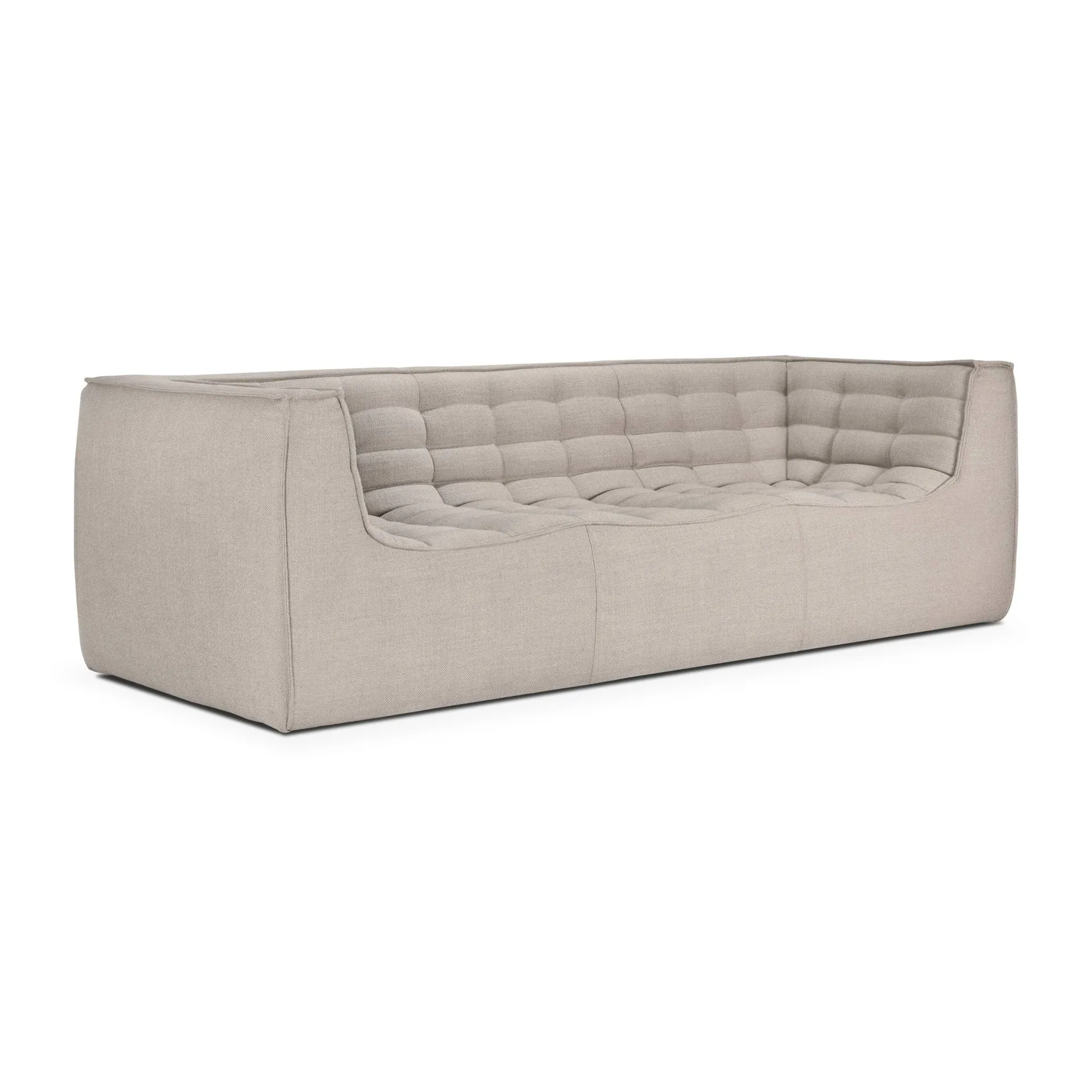 N701 sofa 2-seter, Beige, med armlener Ethnicraft