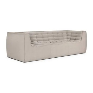 N701 sofa 2-seter - Beige, med armlener - Ethnicraft