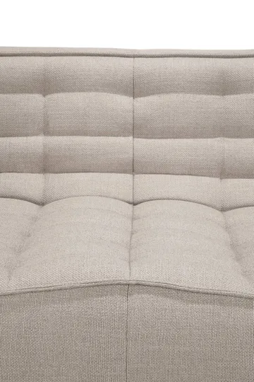 N701 sofa 2-seter - Beige, med armlener - Ethnicraft