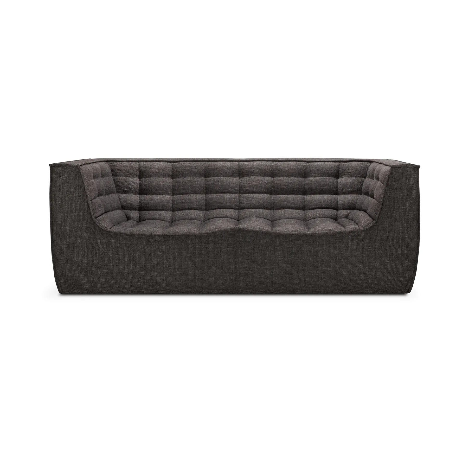 N701 sofa 2-seter, Dark grey, med armlener Ethnicraft