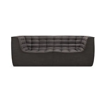 N701 sofa 2-seter - Dark grey, med armlener - Ethnicraft