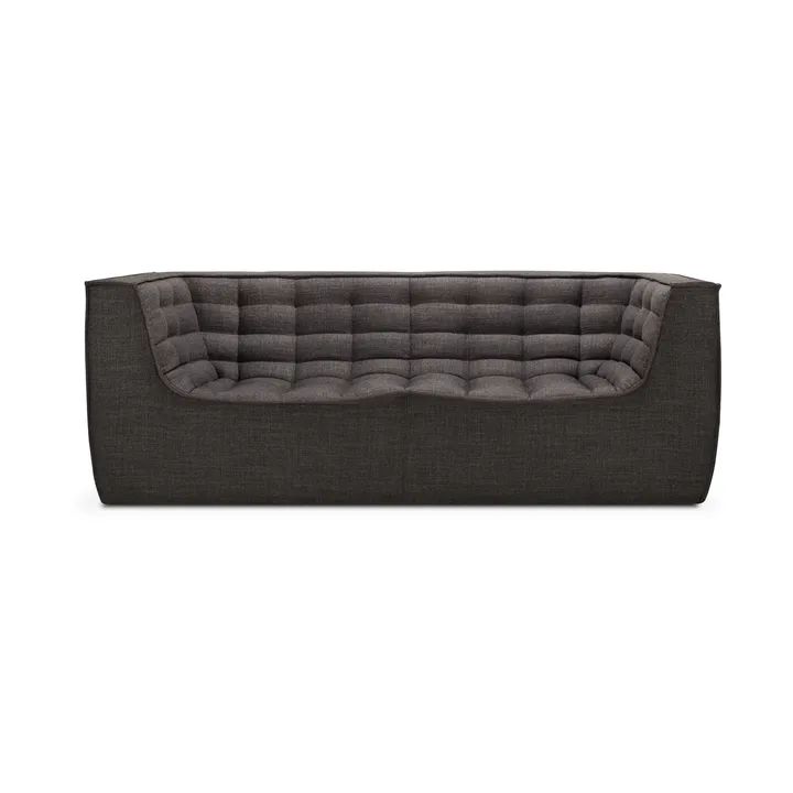 N701 sofa 2-seter - Dark grey, med armlener - Ethnicraft