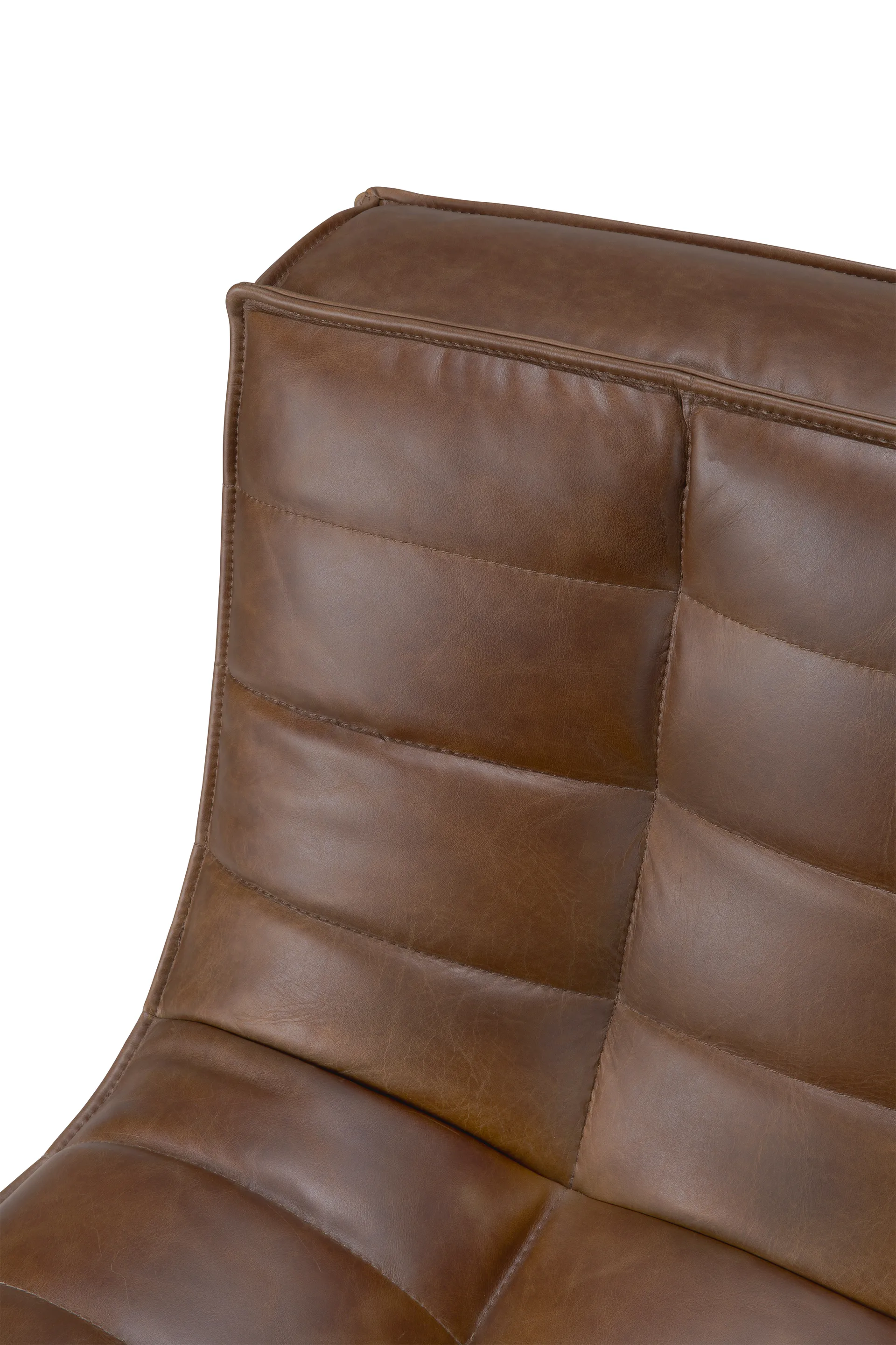 N701 sofa 2-seter, Lær Chestnut Ethnicraft