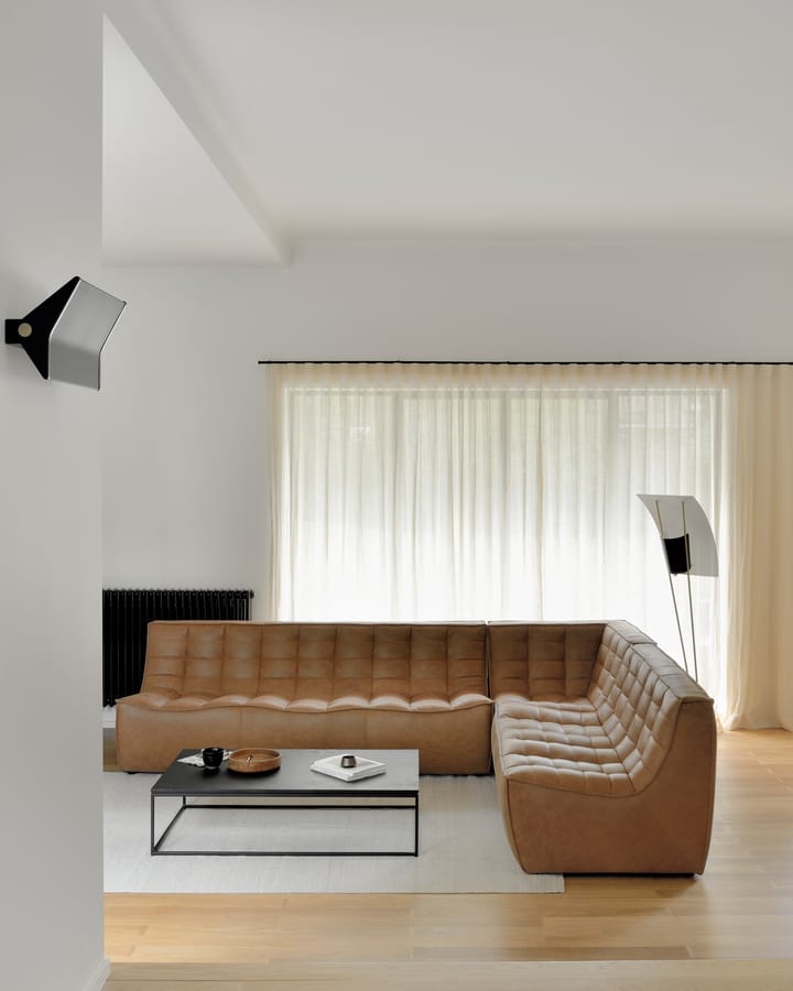N701 sofa 2-seter, Skinn Old Saddle brown Ethnicraft
