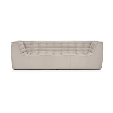 N701 sofa 3-seter - Beige, med armlener - Ethnicraft