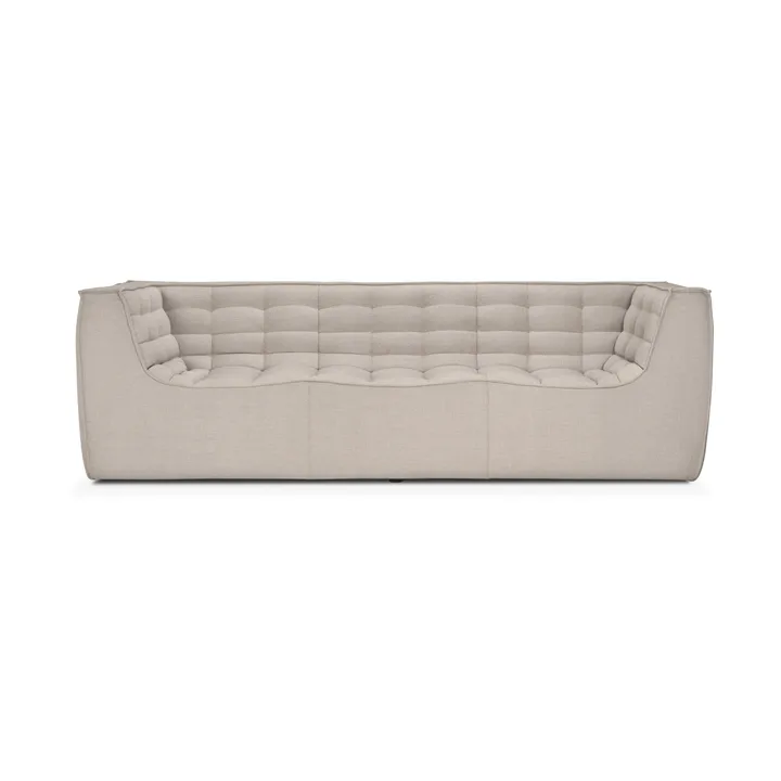 N701 sofa 3-seter - Beige, med armlener - Ethnicraft
