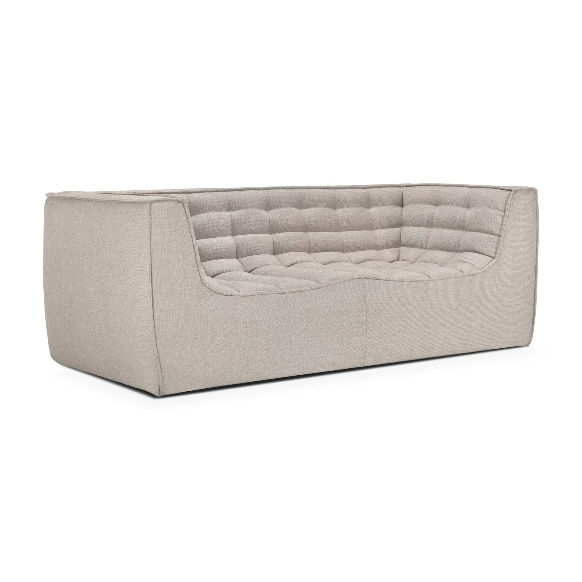 N701 sofa 3-seter, Beige, med armlener Ethnicraft