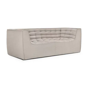 N701 sofa 3-seter - Beige, med armlener - Ethnicraft