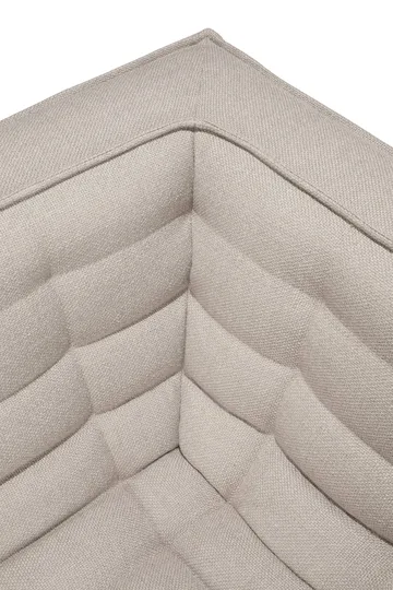 N701 sofa 3-seter - Beige, med armlener - Ethnicraft