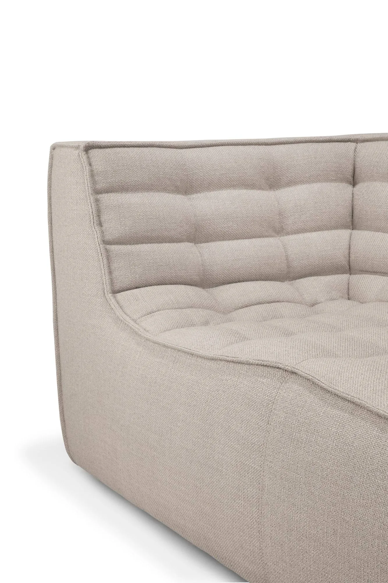 N701 sofa 3-seter, Beige, med armlener Ethnicraft