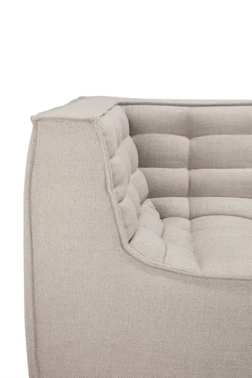 N701 sofa 3-seter - Beige, med armlener - Ethnicraft