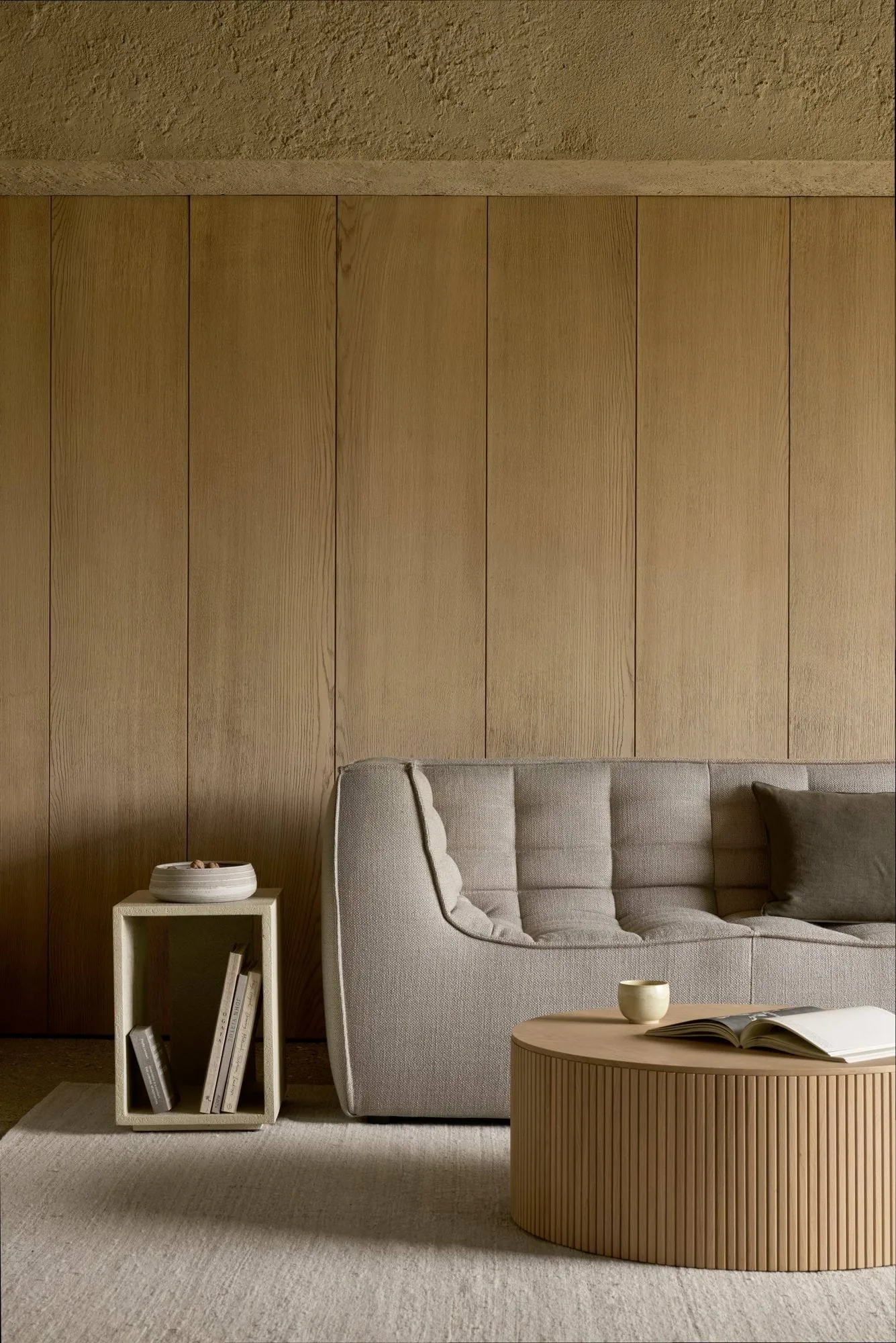 N701 sofa 3-seter, Beige, med armlener Ethnicraft