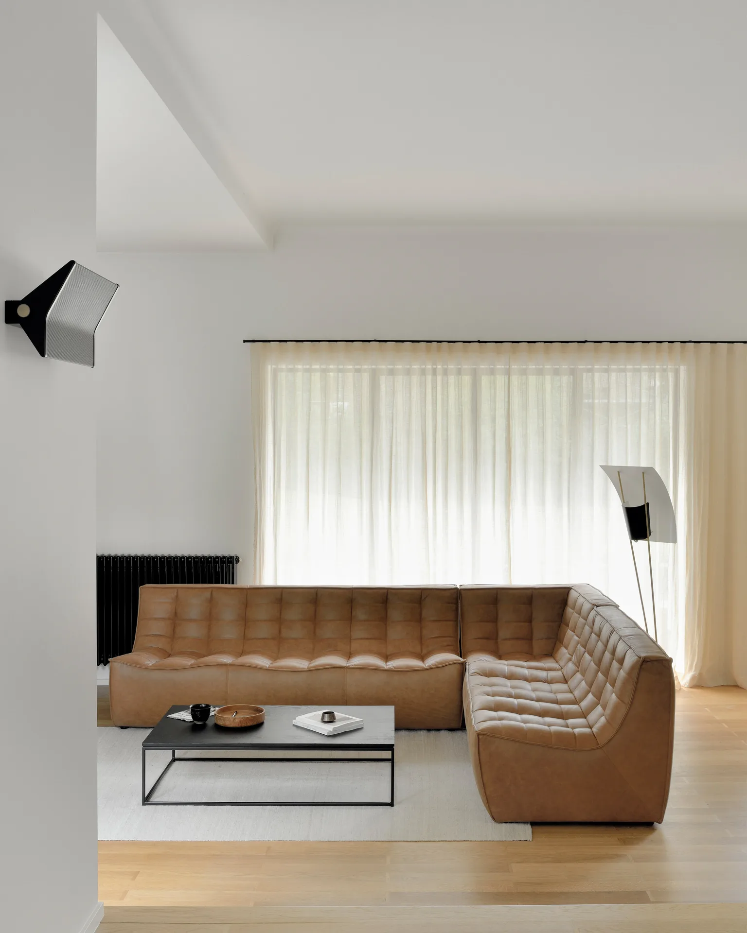 N701 sofa 3-seter, Skinn Old Saddle Ethnicraft