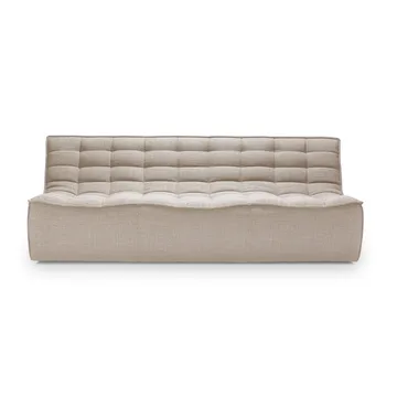 N701 sofa 3-seter - Stoff beige - Ethnicraft