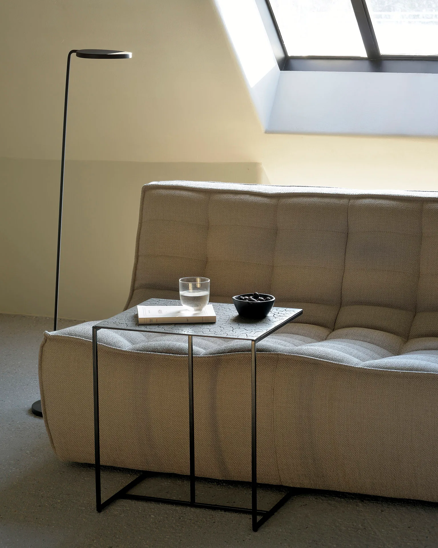 N701 sofa 3-seter, Stoff beige Ethnicraft