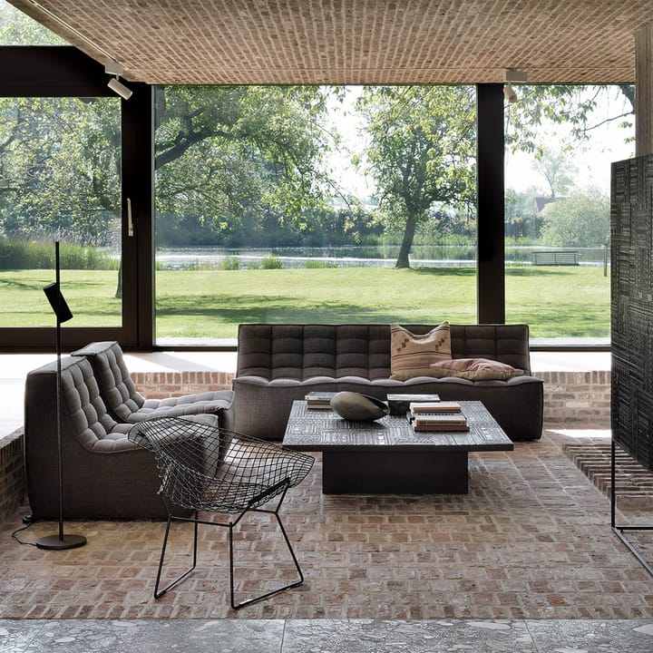 N701 sofa 3-seter, Stoff dark grey Ethnicraft