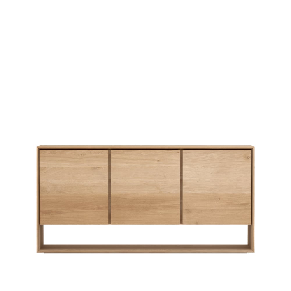 Ethnicraft Nordic sidebord Voksoljet eik 3 dører