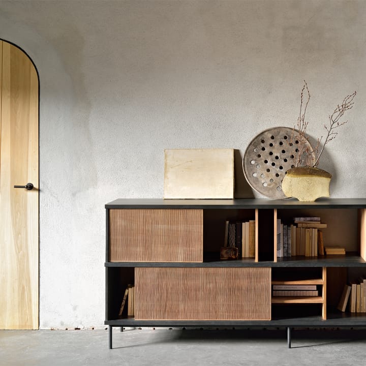 Oscar sidebord, Teak 2 skyvedører 3 skuffer Ethnicraft