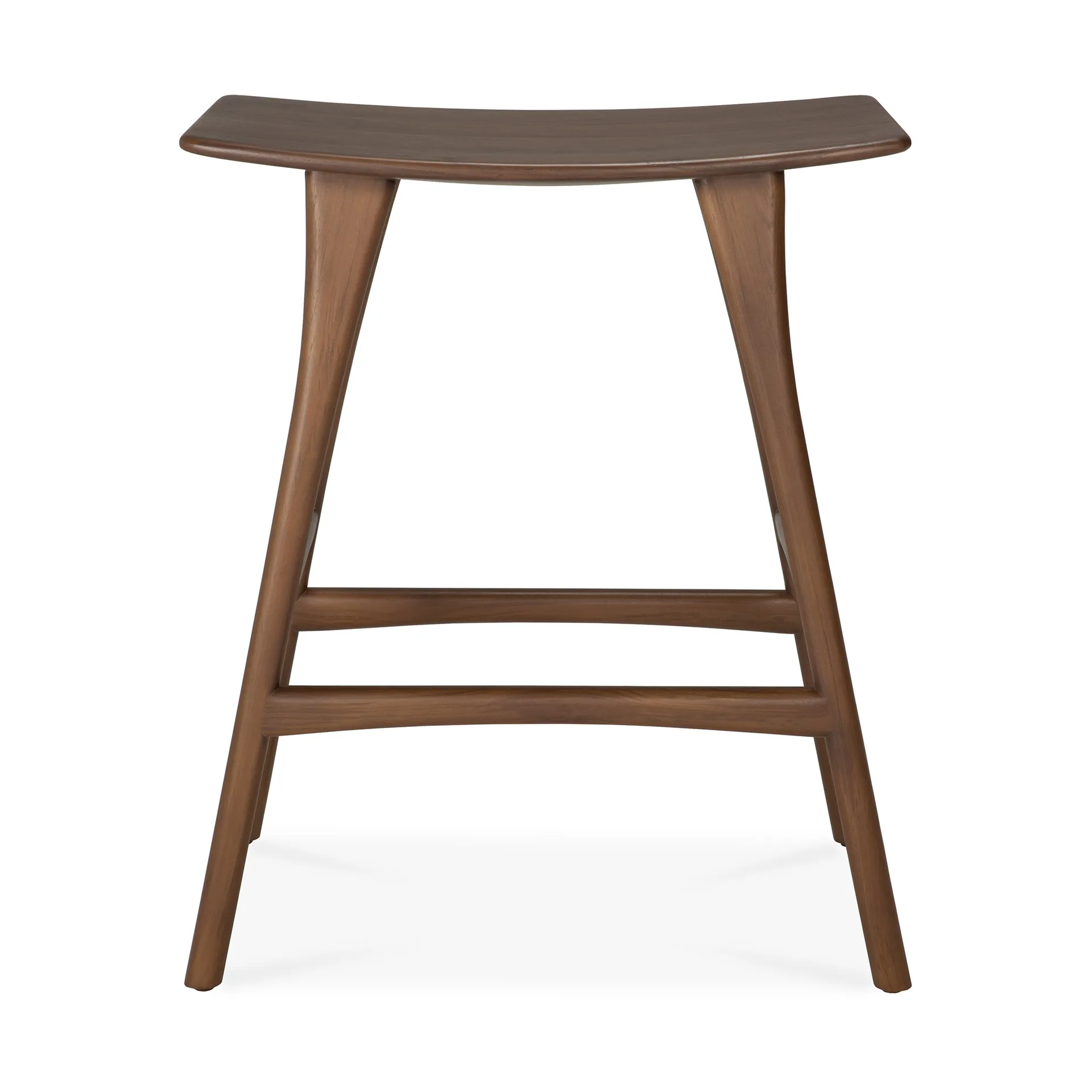 Osso Counter høy krakk 67 cm, Lakkert teak Ethnicraft