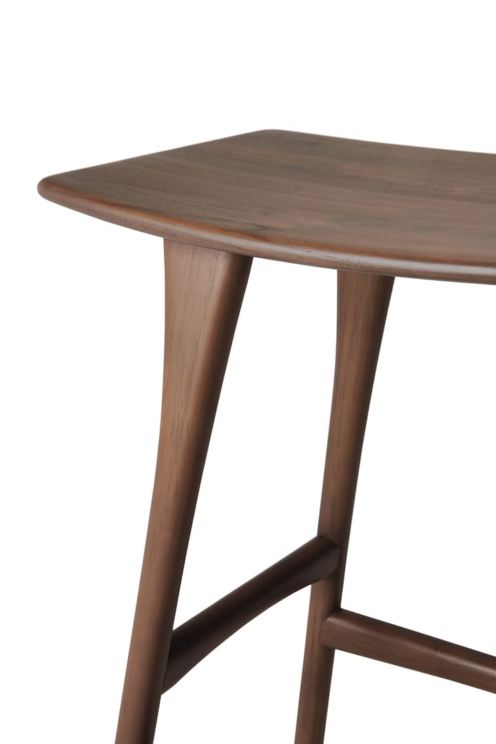 Osso Counter høy krakk 67 cm, Lakkert teak Ethnicraft