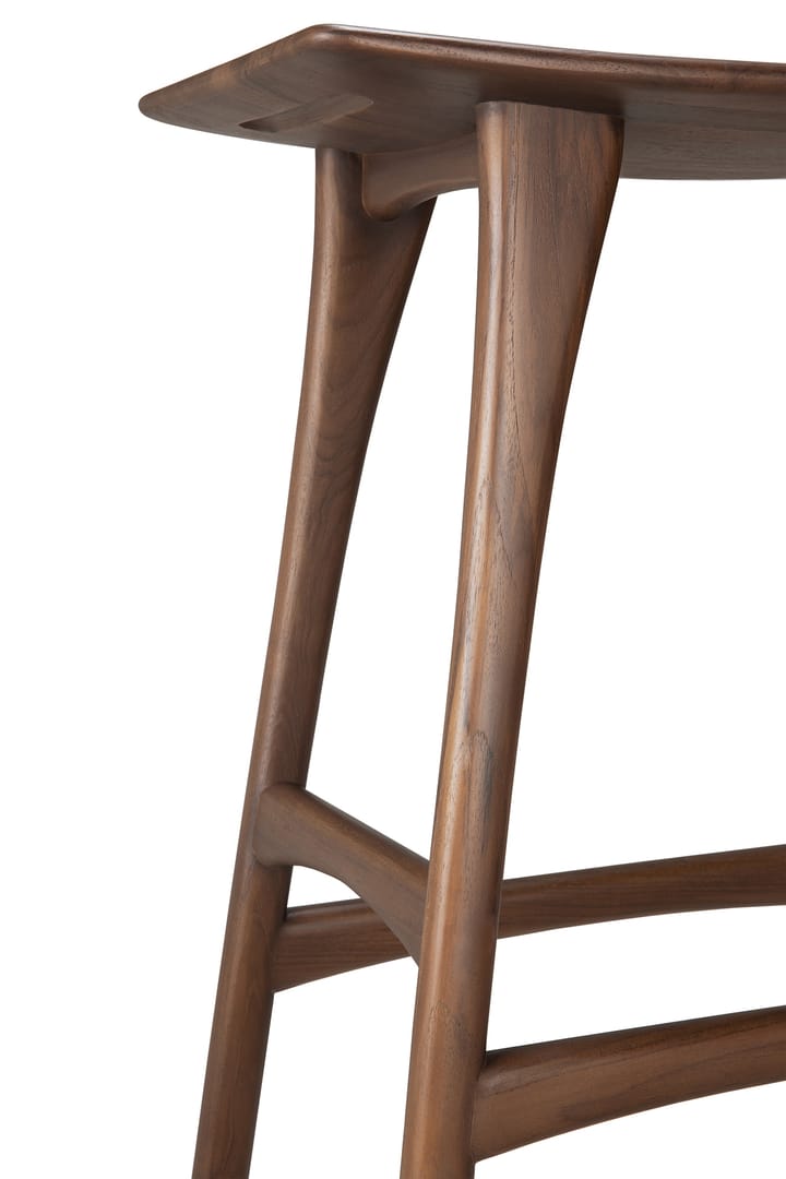 Osso Counter høy krakk 67 cm, Lakkert teak Ethnicraft