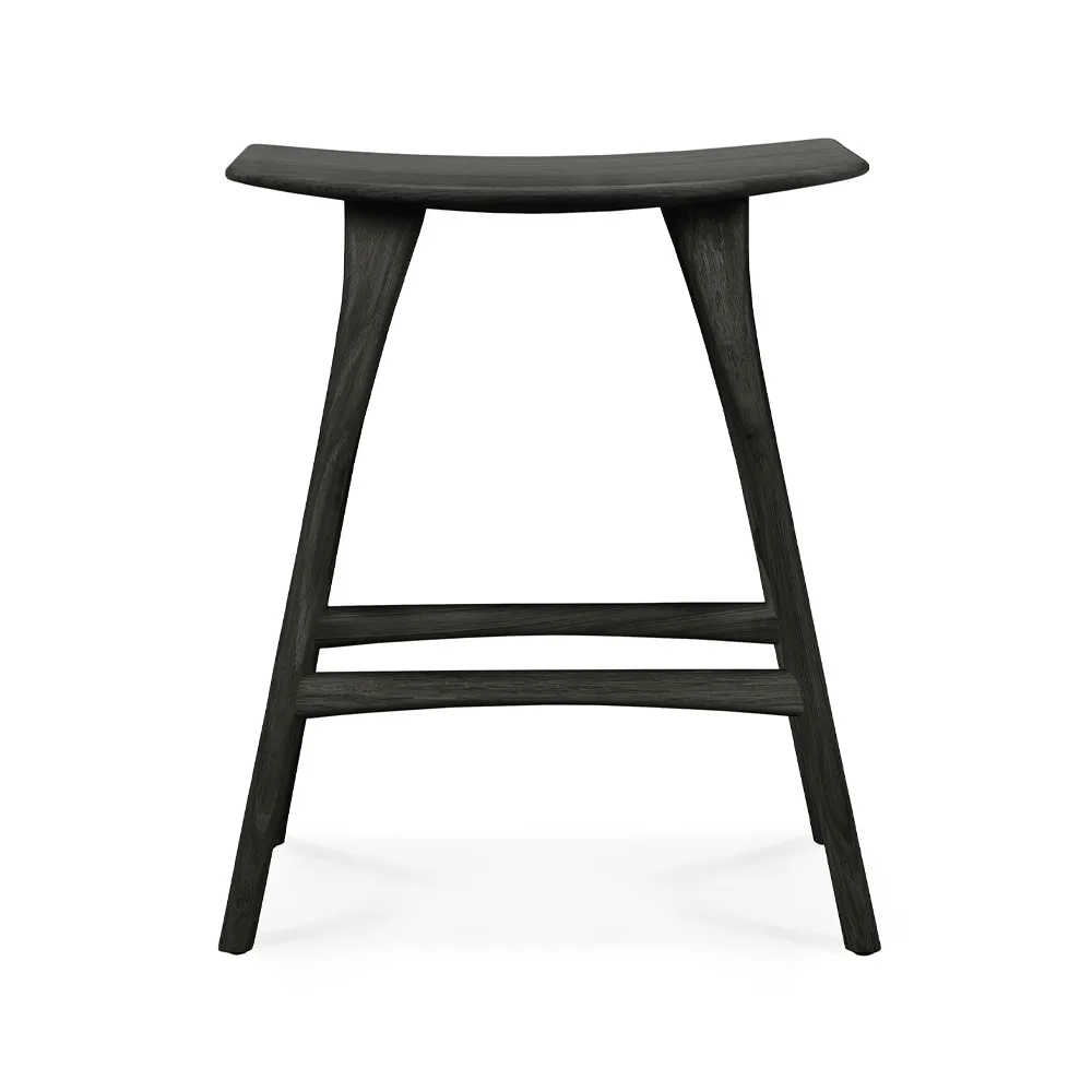 Osso Counter høy krakk 67 cm, Oack black Ethnicraft