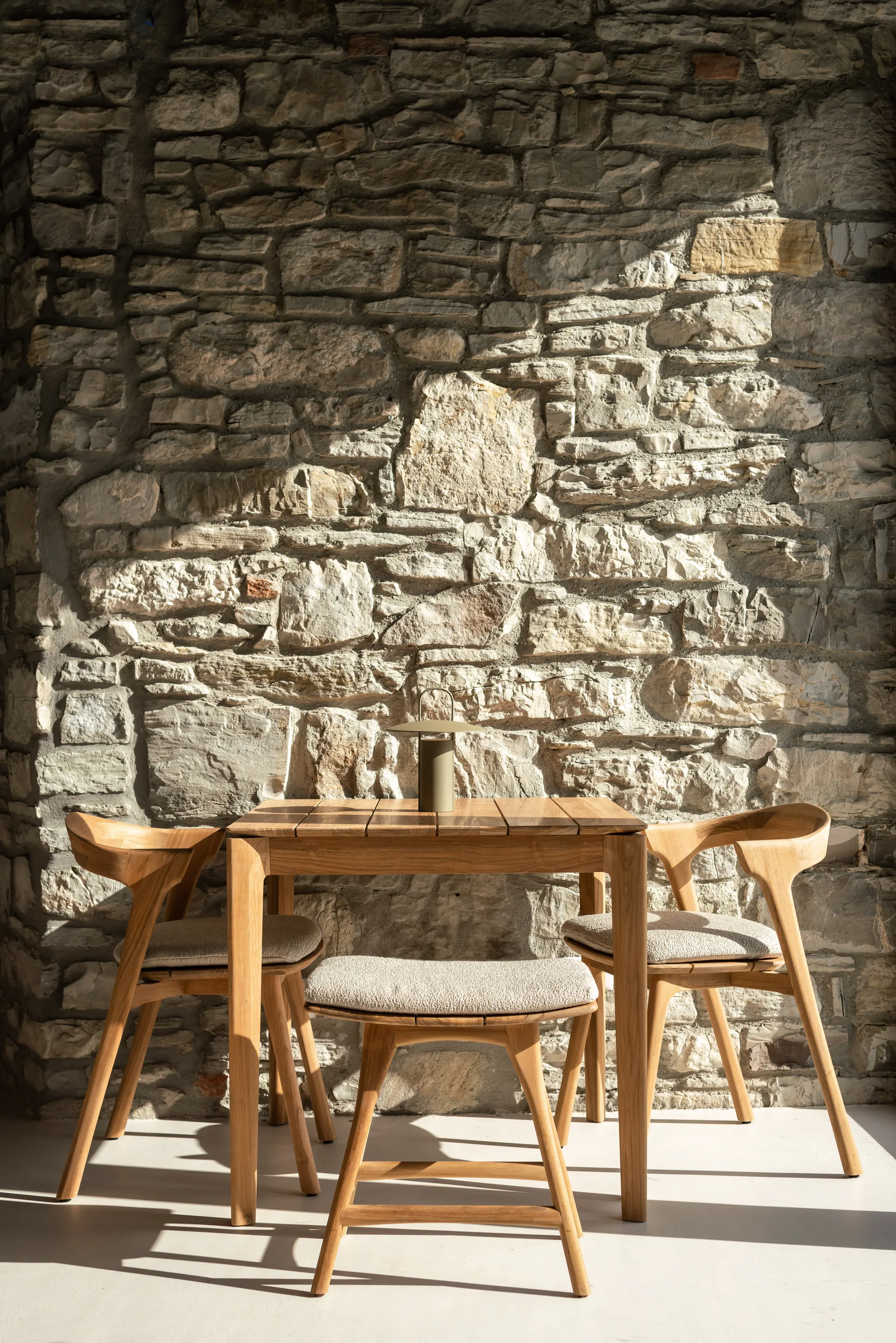 Osso Outdoor pall, Teak 50 cm Ethnicraft