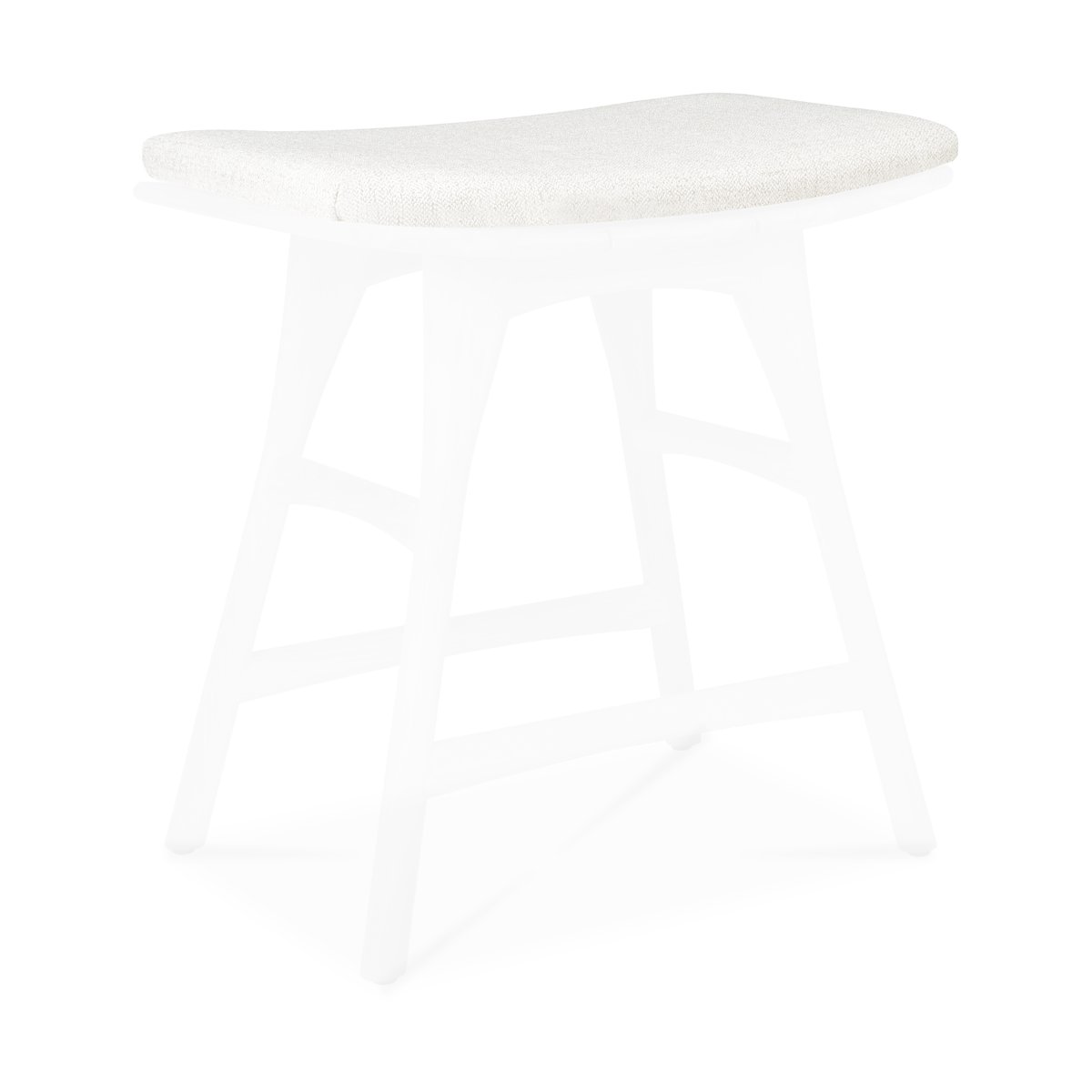 Ethnicraft Osso Outdoor sittepute Off White 50 cm